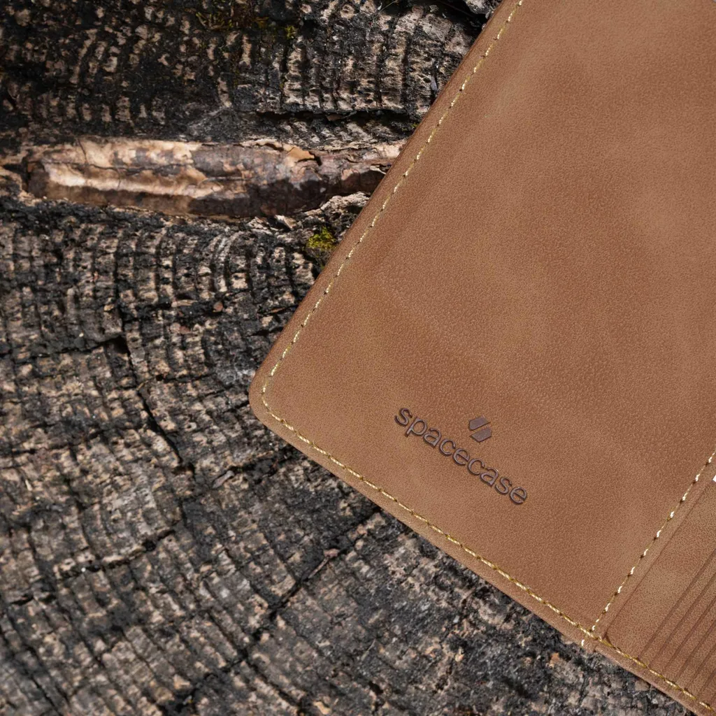 SPACECASE Custodia flip a portafoglio per Galaxy A36 Brown - 8