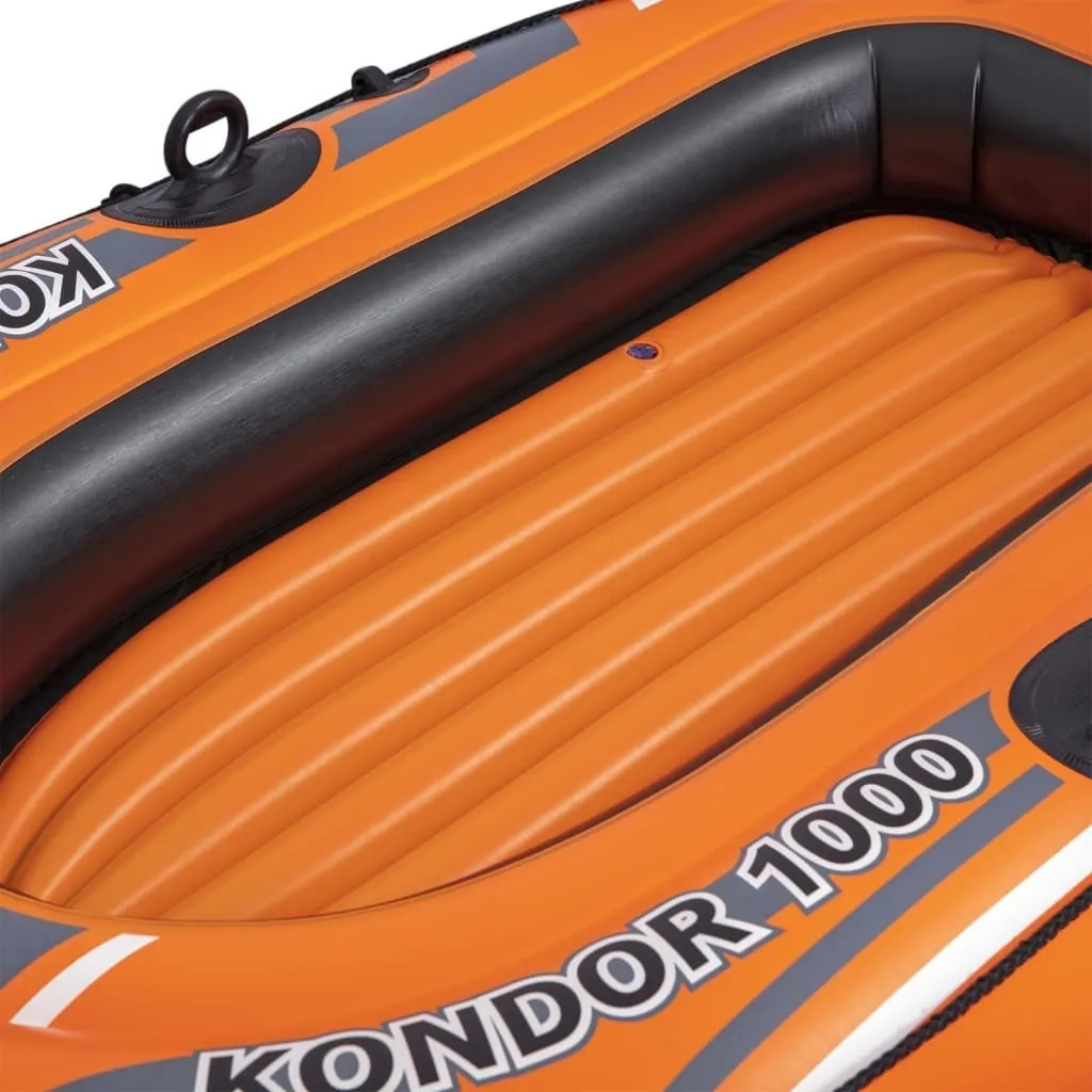 Bateau gonflable robuste 155x93cm avec valves sécurité et PVC épais - 22