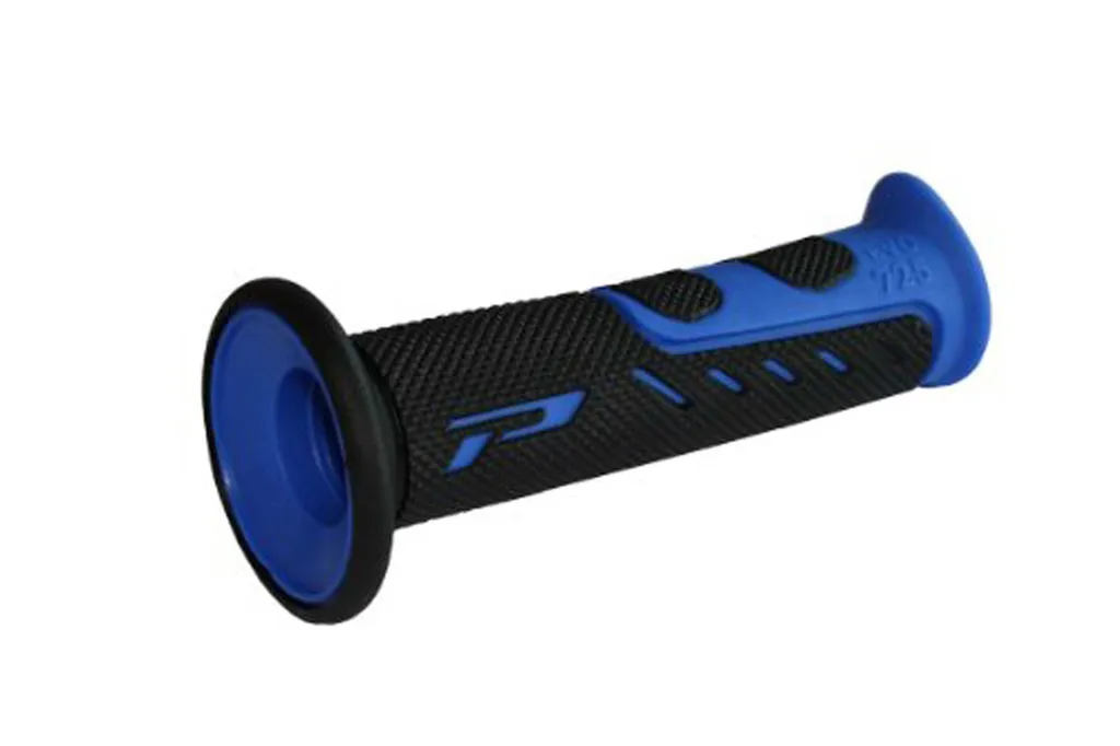 Poignées moto Road-grip Pro Grip 725 noir/bleu pour guidon 22mm