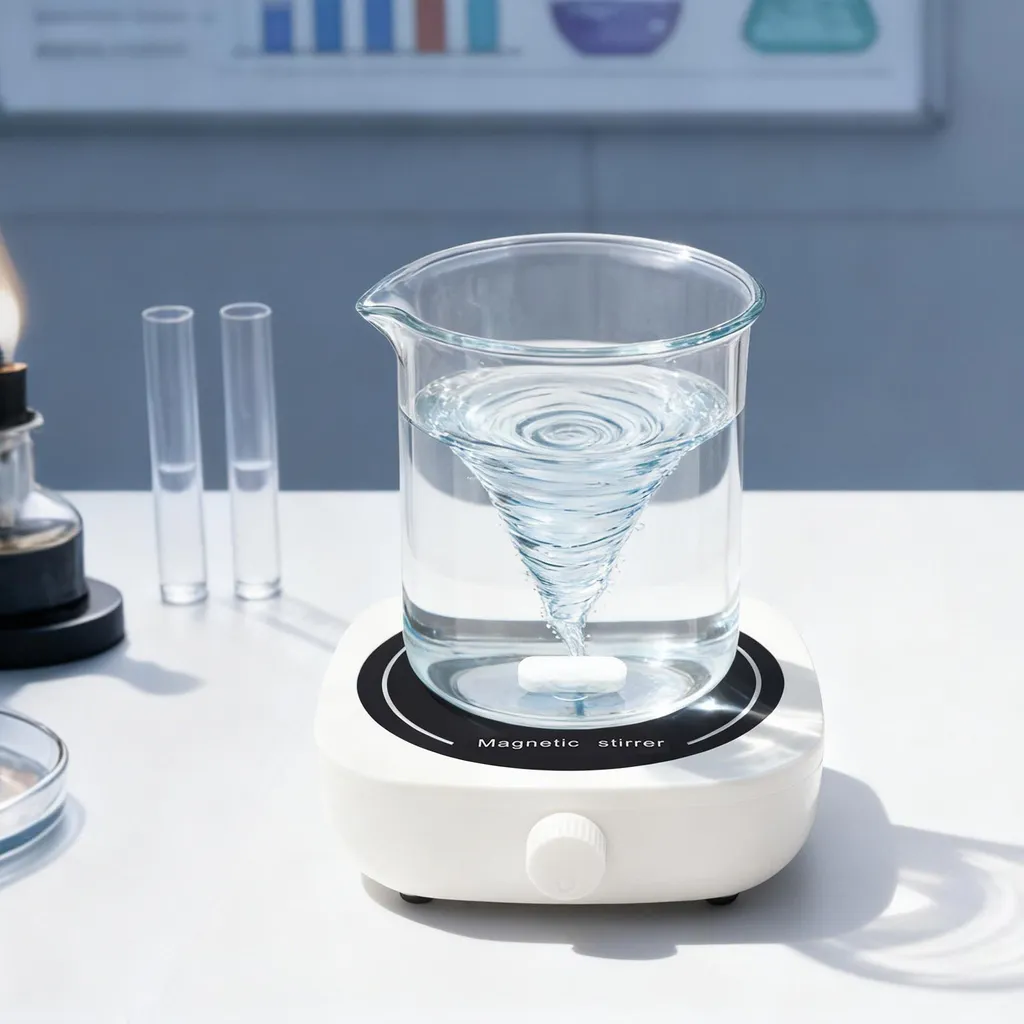 Agitateur magnétique pour cosmétiques maison et chimie noir