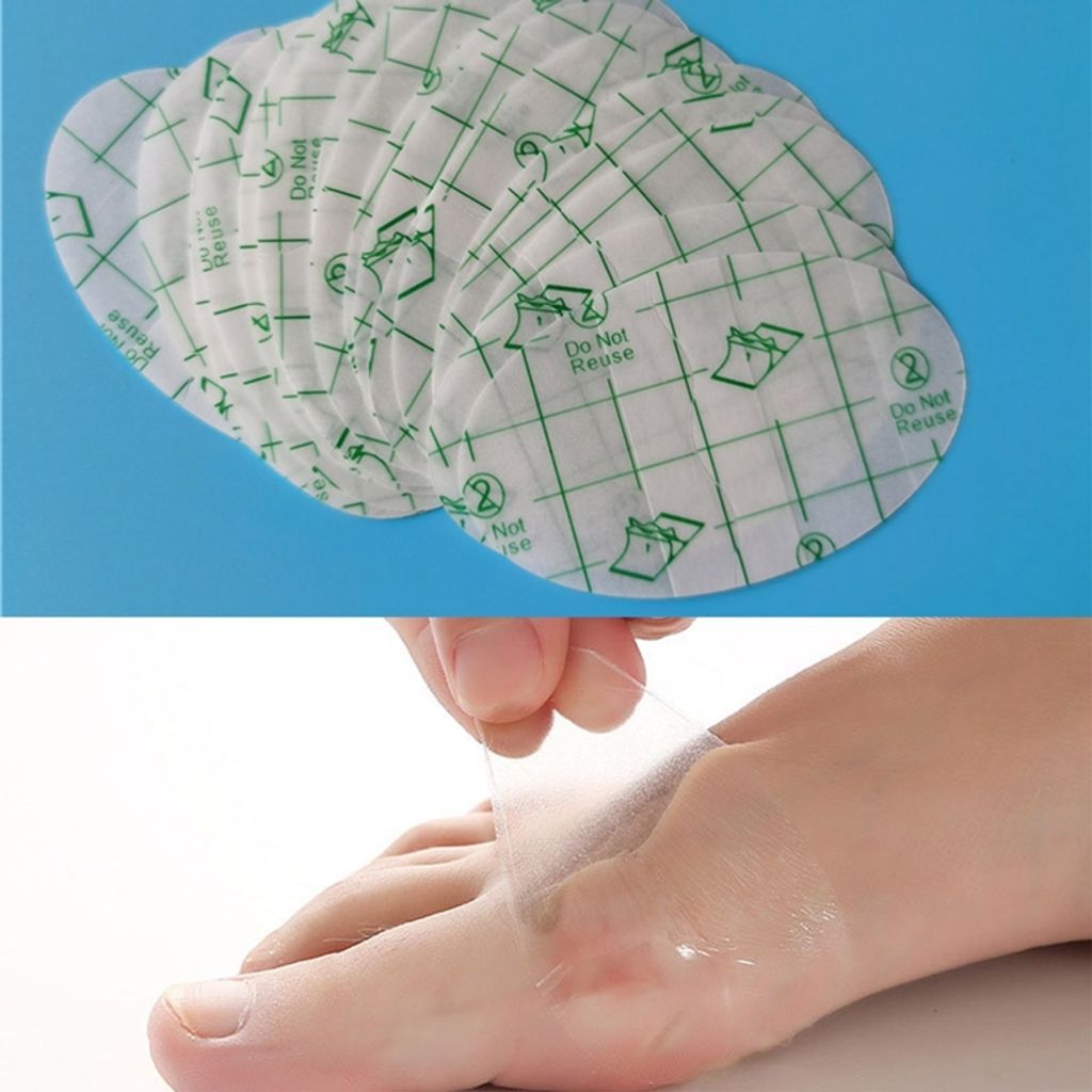 Kinrguiyuez Fersenblasen-Pflaster – 50 Stück, Wasserdicht, In 3 Designs (Dreieck, Wolke, Pflaumenblüte), Für High Heels & Sneaker