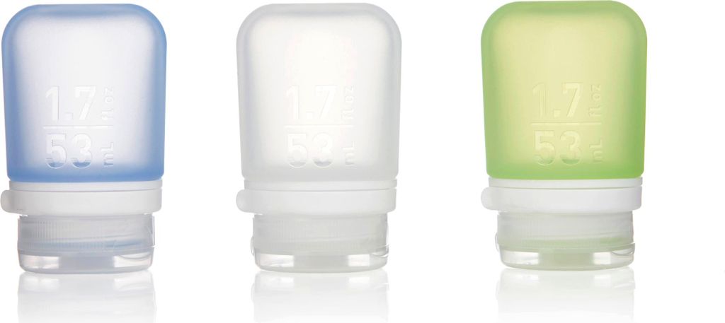 humangear 'GoToob+' 3er Pack, 53 ml, transp./grün/blau