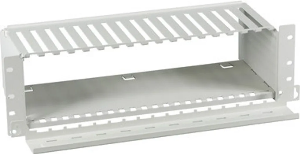 EFB-Elektronik FTTH Support 19 pouces 3HE pour 17 Tiroirs FTTH-MODUL-X