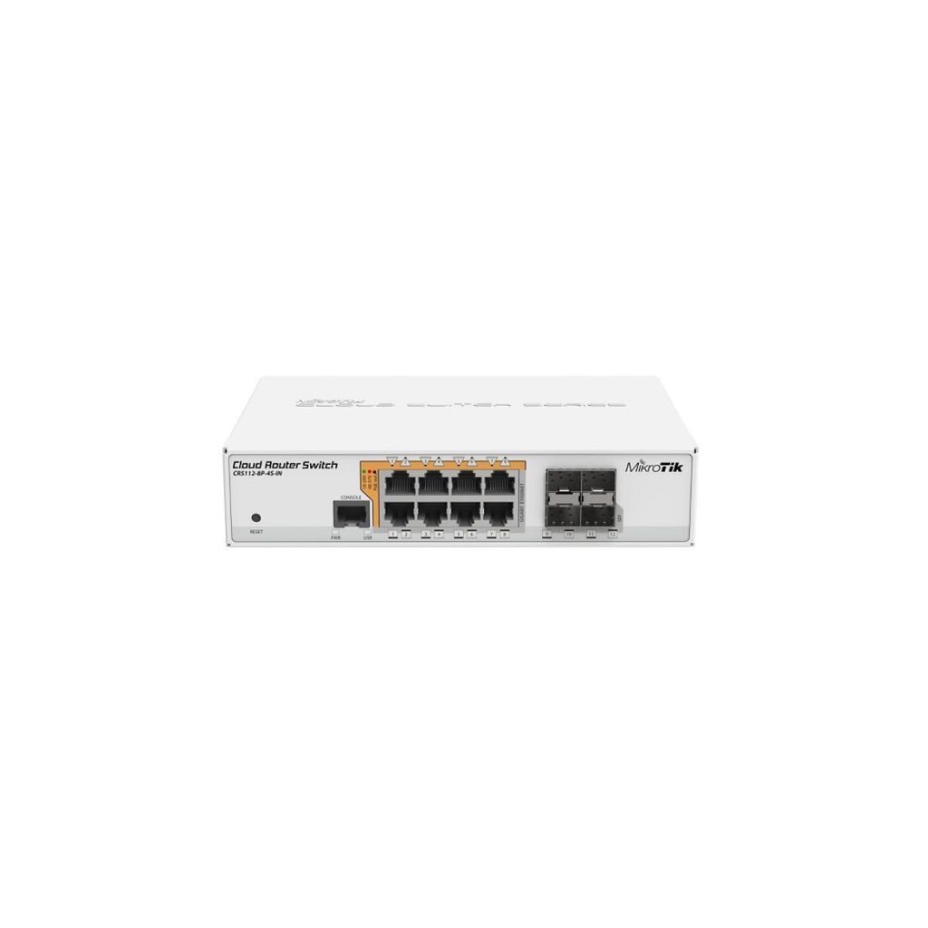 Mikrotik CRS112-8P-4S-IN síťový přepínač Gigabit Ethernet Obrázek produktu 