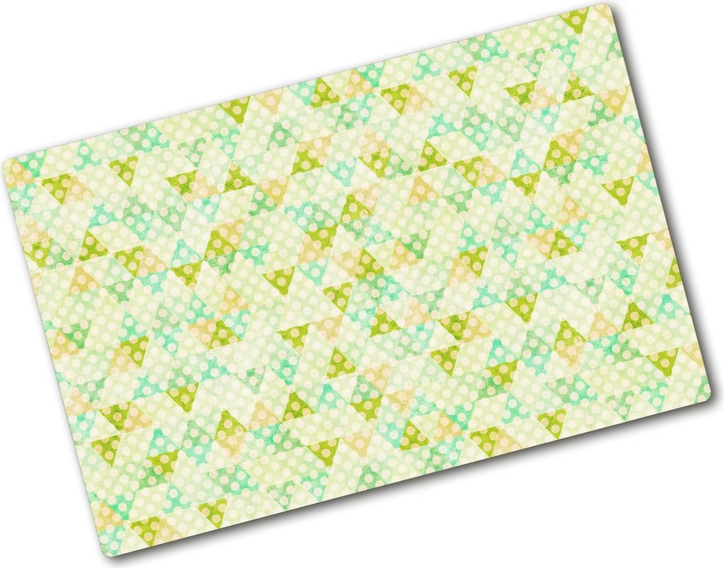 Tulup Glas Herdabdeckplatte - 80x52 cm - Glaskeramikkochfeld-Abdeckung Spritzschutz Glasabdeckplatte - Einteilig - Sonstige - Geometrische Figuren ...