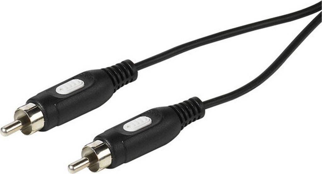 VIVanco Hochwertige Cinch Kabel, kompatibel mit Cinch Buchsen, geschirmte Stecker, beste Tonqualität, 1,5m
