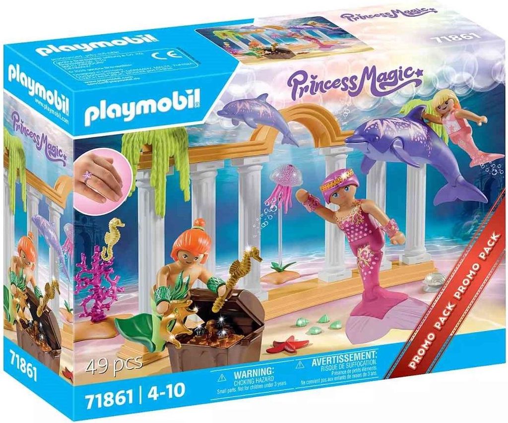 PLAYMOBIL PLAYMOBIL 71861 Meerjungfrauen-Schatz mit Delfinen Promo Packs