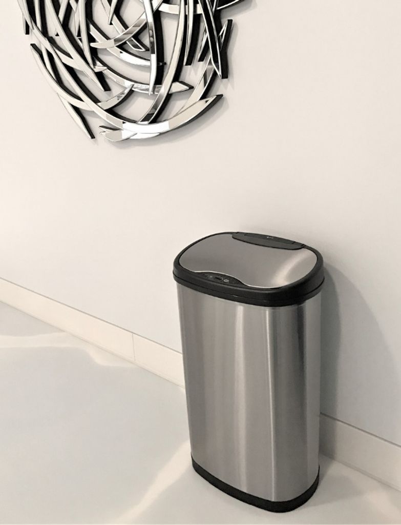Rijoka Sensor Mülleimer 50L - mit 2x Fächern 20L + 30L - Produktbild 9