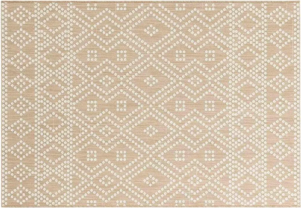 Tapis Tania Douceur d'Intérieur Beige 230x160 cm pour Salon Moderne