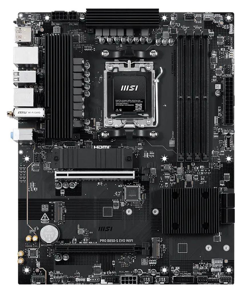 MSI PRO B850-S EVO WIFI Motherboard AMD B850 Sockel AM5 ATX