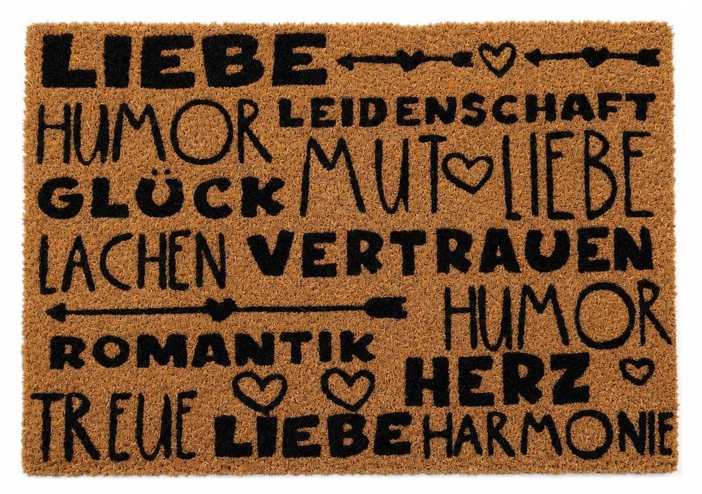 Boltze Liebesrezept, Dekorative Fußmatte, Drinnen, Produktbild 