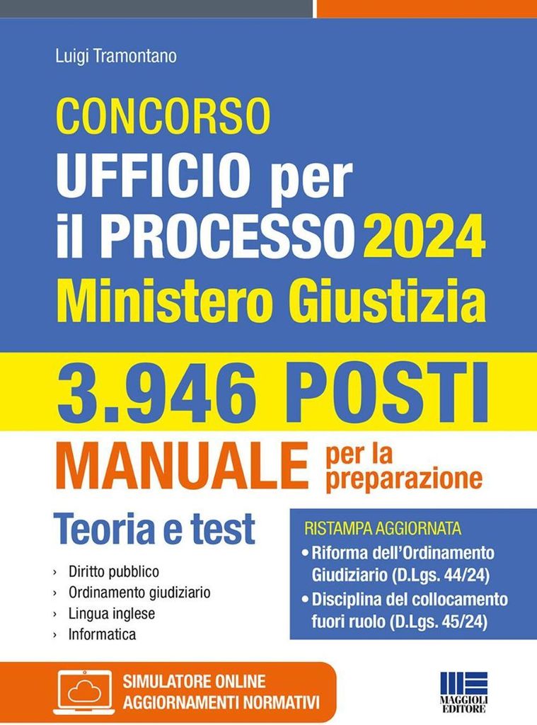 Tramontano, L: Concorso Ufficio per il processo 2024. 3.946