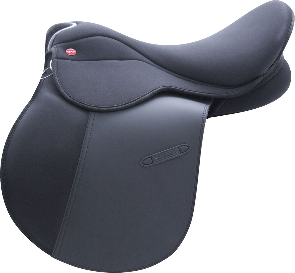 Waldhausen Vielseitigkeitssattel STAR, Schwarz, 15\"/38 cm, Produktbild 