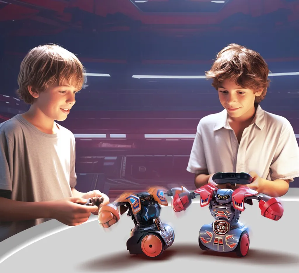 Silverlit Robot Kombat Tornado : Doubles Robots avec Rotation 360° - 11