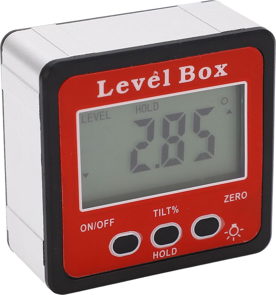 Digital Level Box Genaue Magnetische Portable Größe Winkelmesser Neigungsmesser für Holzbearbeitung Baumaschinen