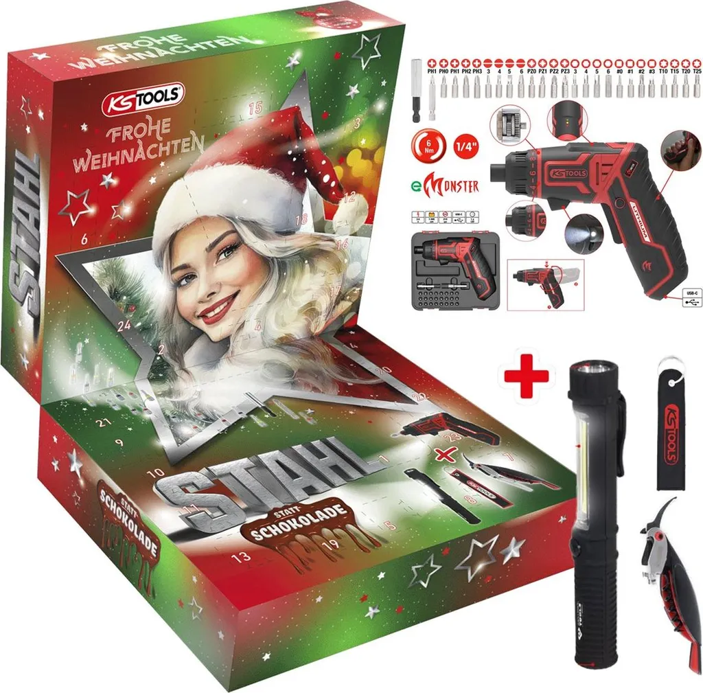 KS TOOLS eMONSTER Werkzeug Adventskalender - 9