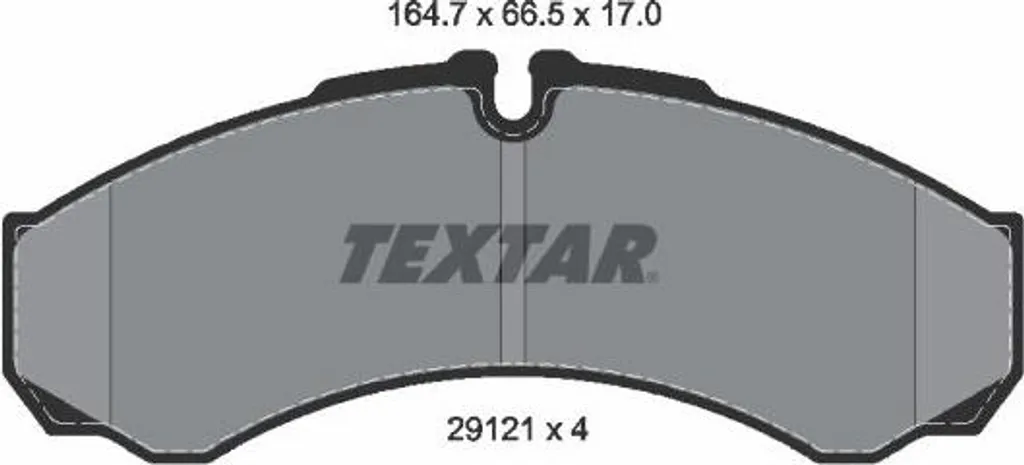 Plaquettes de frein OE 2994086 Textar 2912111 haute résistance thermique