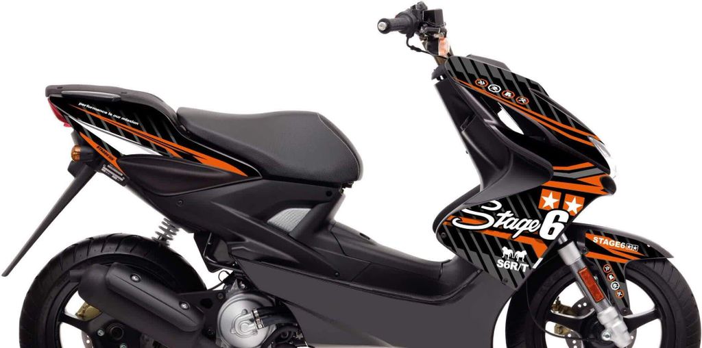 Stage6 Orange Deco Graphics Kit für Yamaha Aerox bis 2013