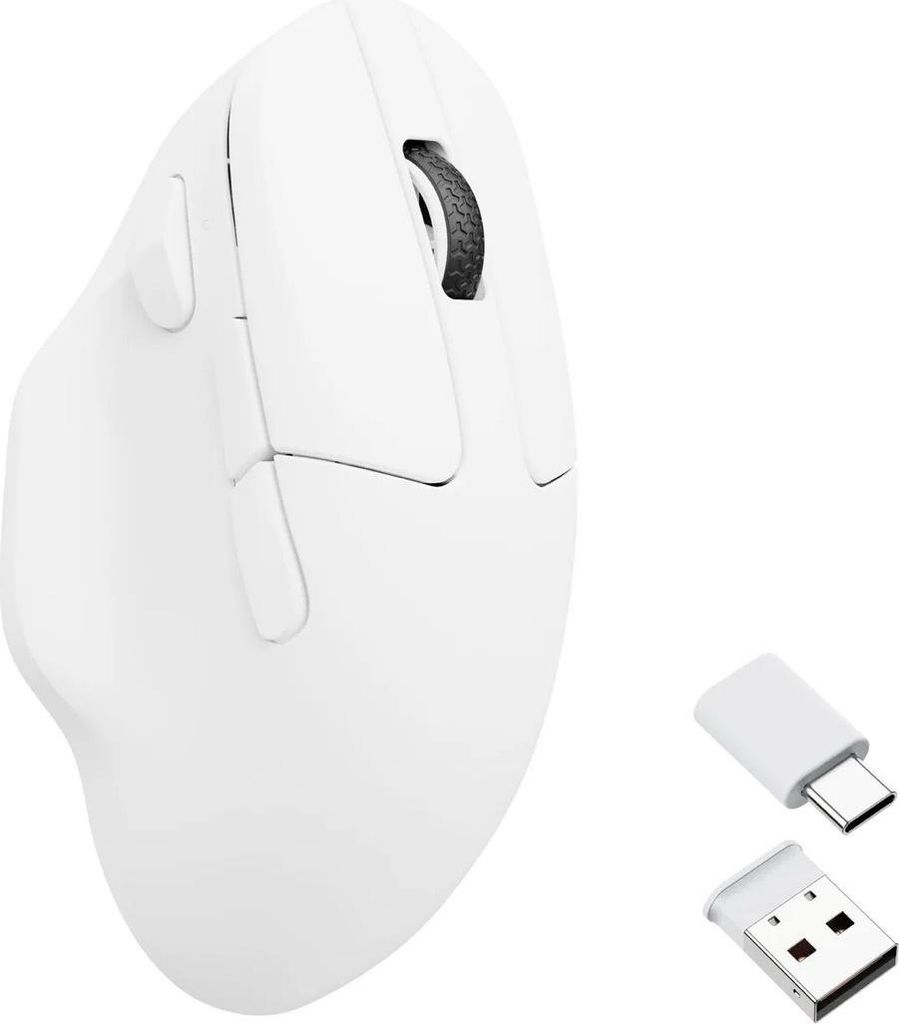 Keychron M7 Wireless Maus Optisch, USB, Bluetooth, 2.4GHz, Produktbild 