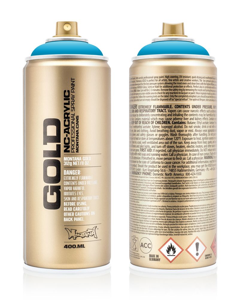 Montana Montana Gold Spraydose 400 ml Hellblau