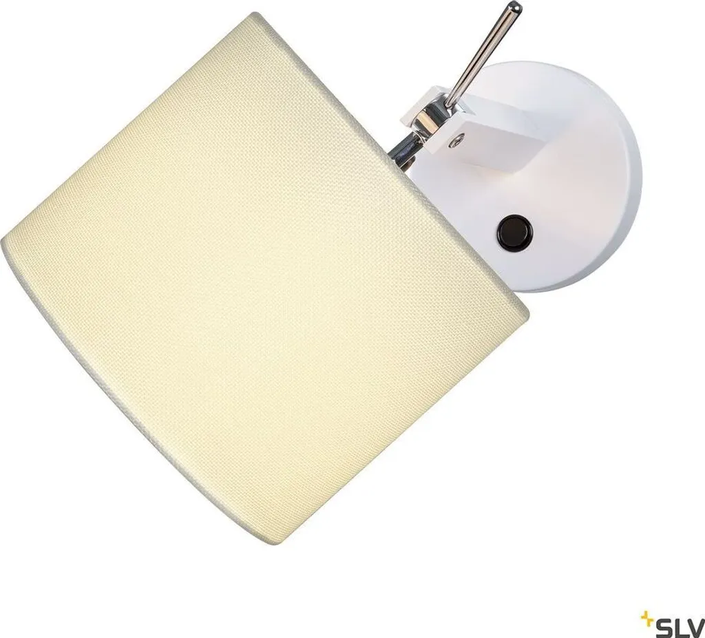 Support Applique Murale E27 Blanche SLV Fenda pour Éclairage Sur Mesure