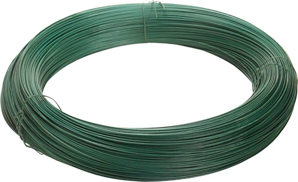 Fil laminé vert 25 kg n°17 pour réparer et solidifier une clôture usée