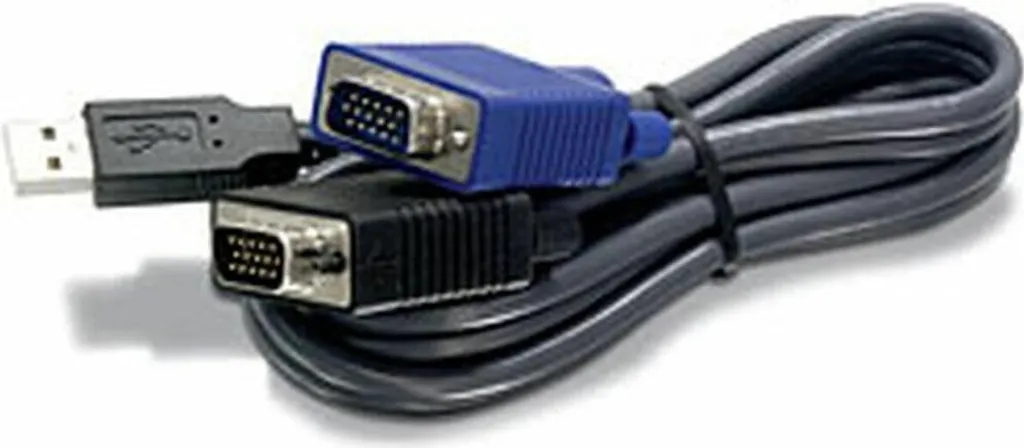TrendNet TK-CU15 Câble KVM USB et VGA de 5 mètres pour Switch KVM TK