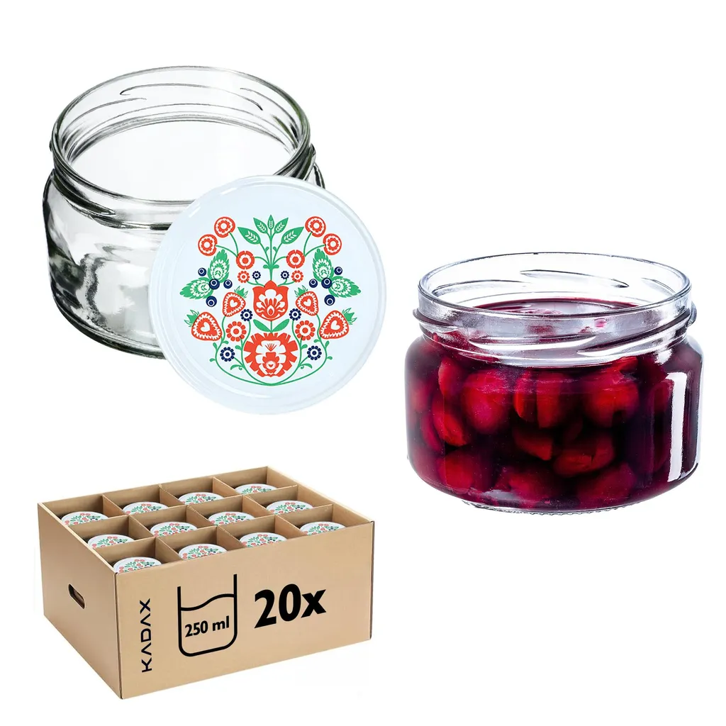 Barattoli in Vetro KADAX 250ml: Design Ermetico per Regali e Spezie