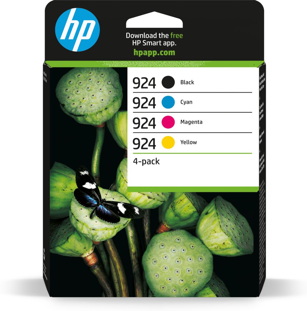 HP 924 4er-Pack CMYK Original Druckerpatrone, Produktbild 