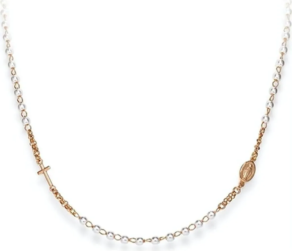 Collier Amen CRORB3F Or Rose et Argent 925 pour Femme Élégante