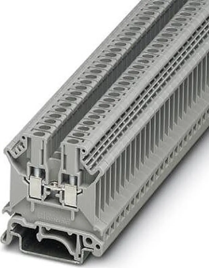 Bornier de puissance compact 17,5A UK 3 N à vis pour installation rail