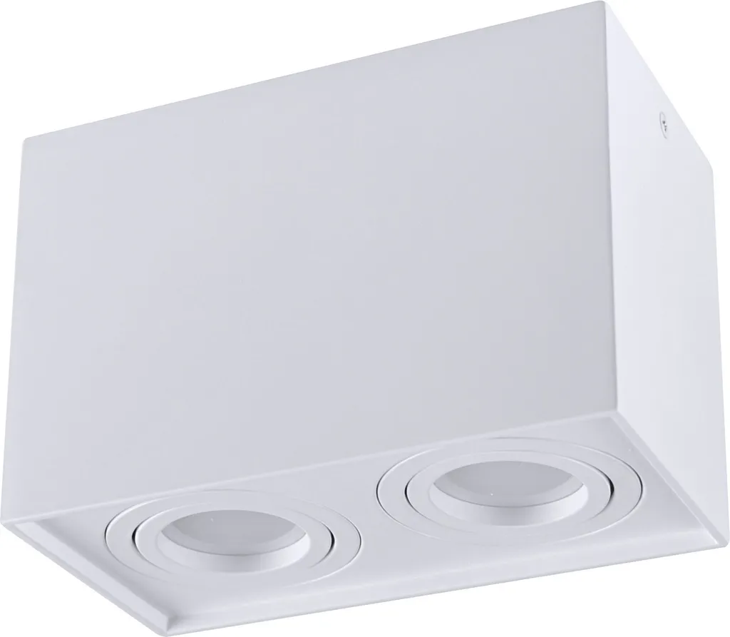 Spot HADAR blanc 2 spots GU10 : solution pour éclairage sombre IP20