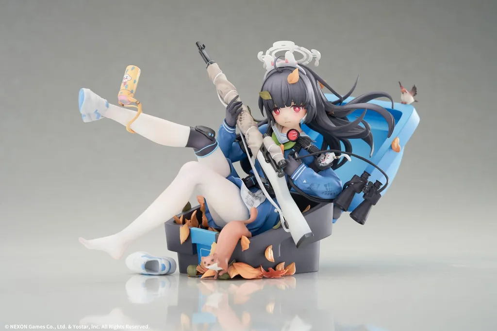 Figurine Miyu Blue Archive 1/7 PVC d'anime japonais de 14 cm