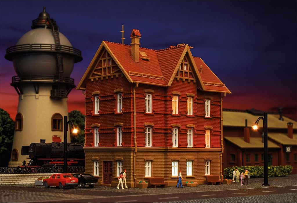 Vollmer 47640 N Eisenbahner-Wohnhaus, Retro