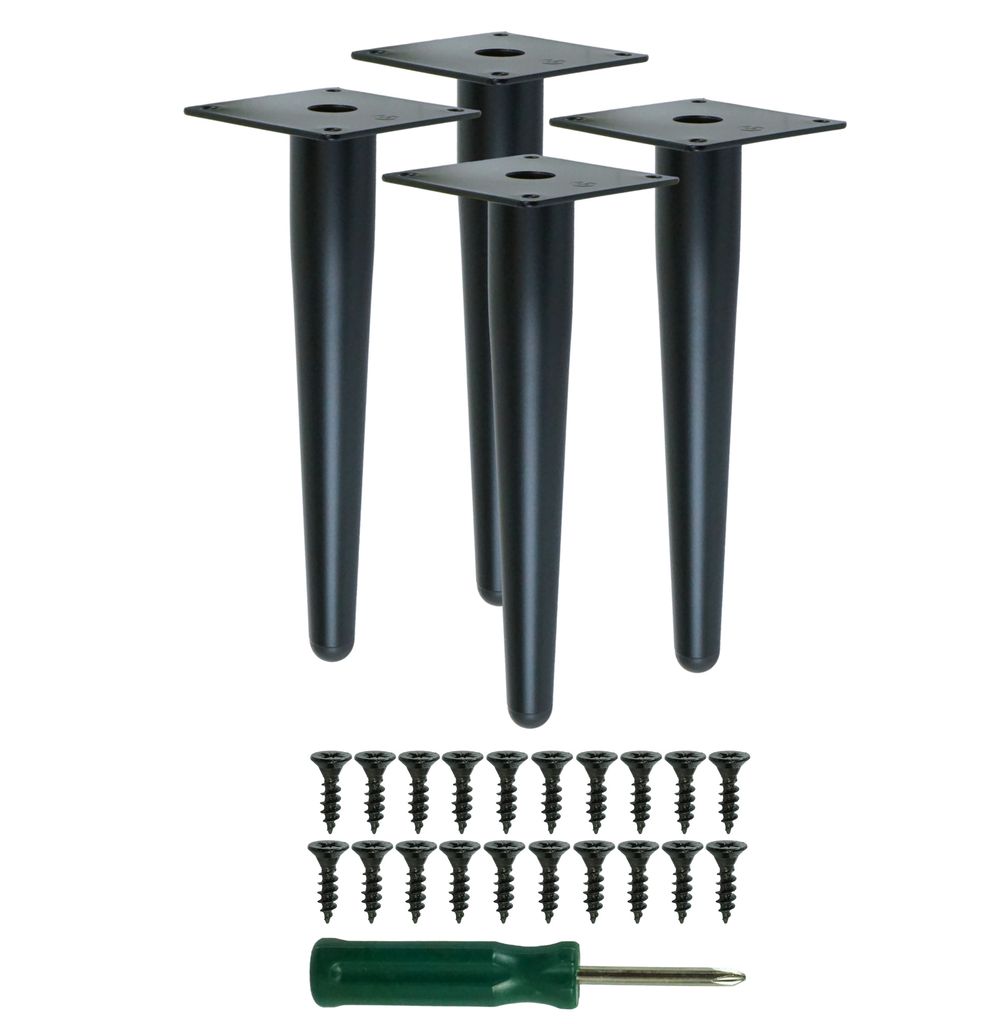 Metallfuß aus Stahl 23 cm gerade Sofafuß Schrankfuße Produktbild 