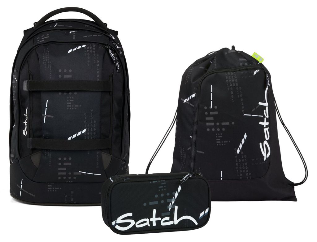 Satch, Schulrucksack-Set PACK Ninja Matrix 3-teilig, ab 5. Produktbild 
