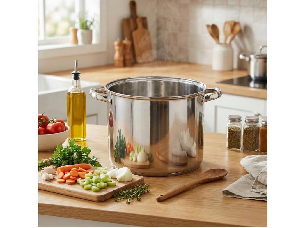Großer Gastronomie-Topf 18L TOPFANN – Edelstahl, Induktion