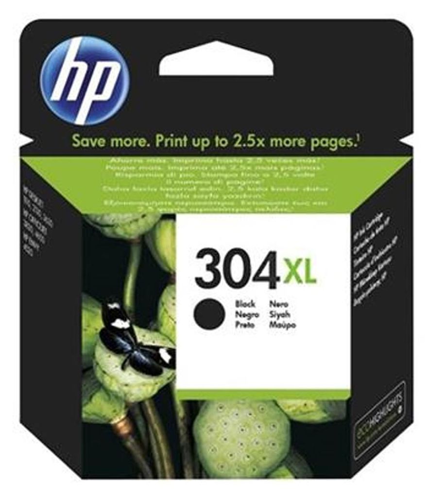 HP Oryginalny czarny wkład atramentowy 304XL, Wysoki, Zdjęcie produktu 