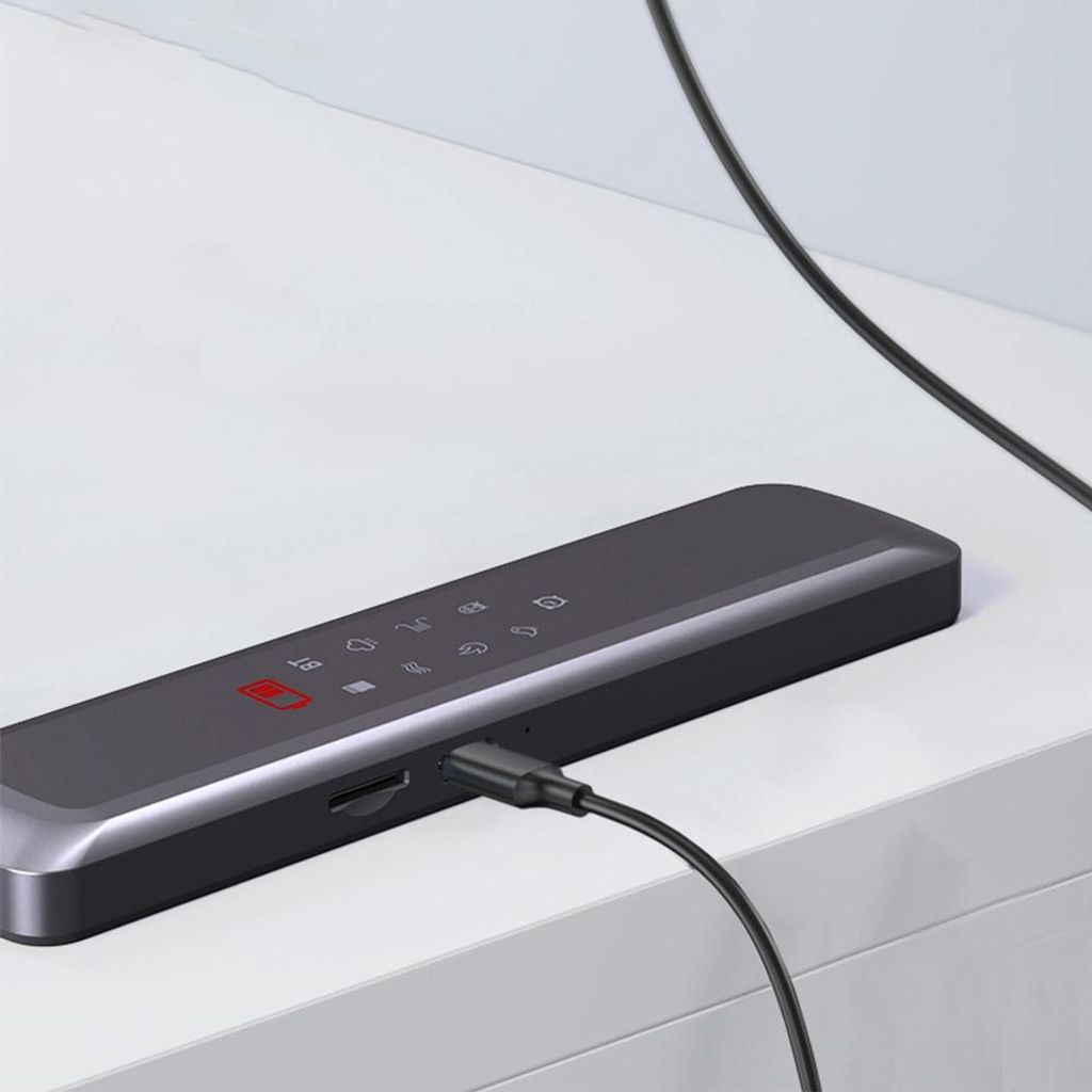INF Bluetooth Schlaf-Soundbox mit Knochenleitung, Weißes Rauschen, Timer Schwarz