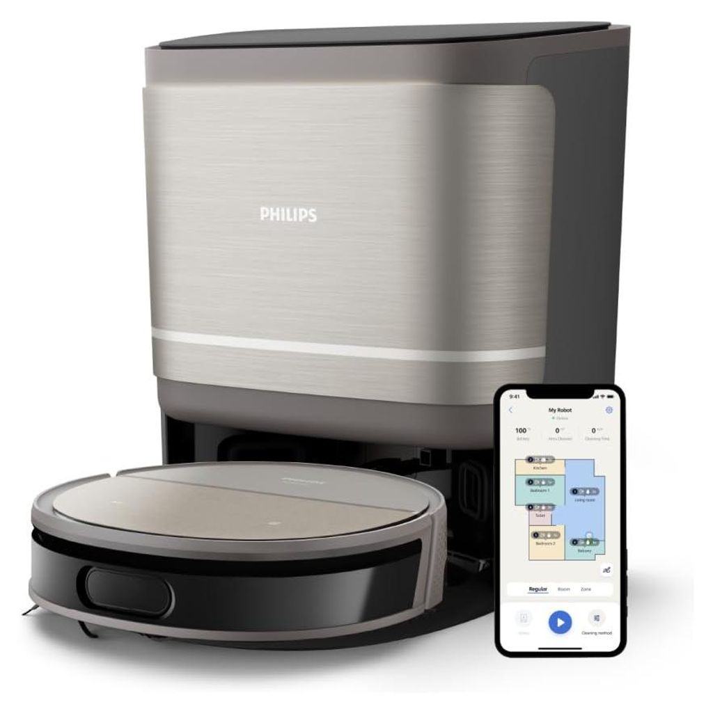 Philips HomeRun 9000 Series, Staubbeutel, Grau, Produktbild 