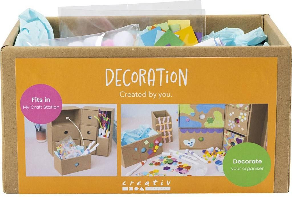 Creativ Company My Craft Station Dekoration, verschiedene Farben, 1 Box