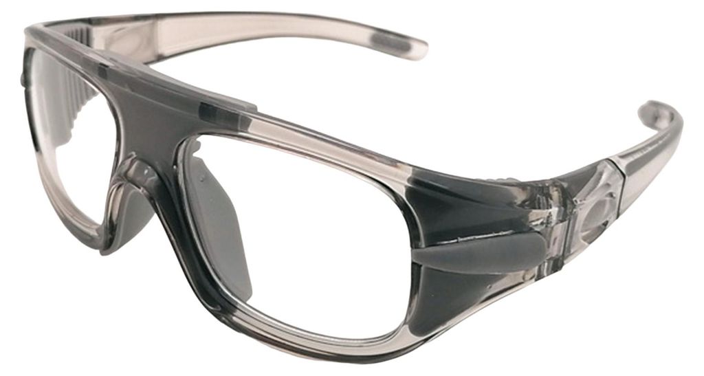 Basketballbrille, verschleißfest, abnehmbar, beschlagfrei, biegsam, mit Nasenpads, stoßfest, schützend, Sportbrille für Basketball und Dribbling