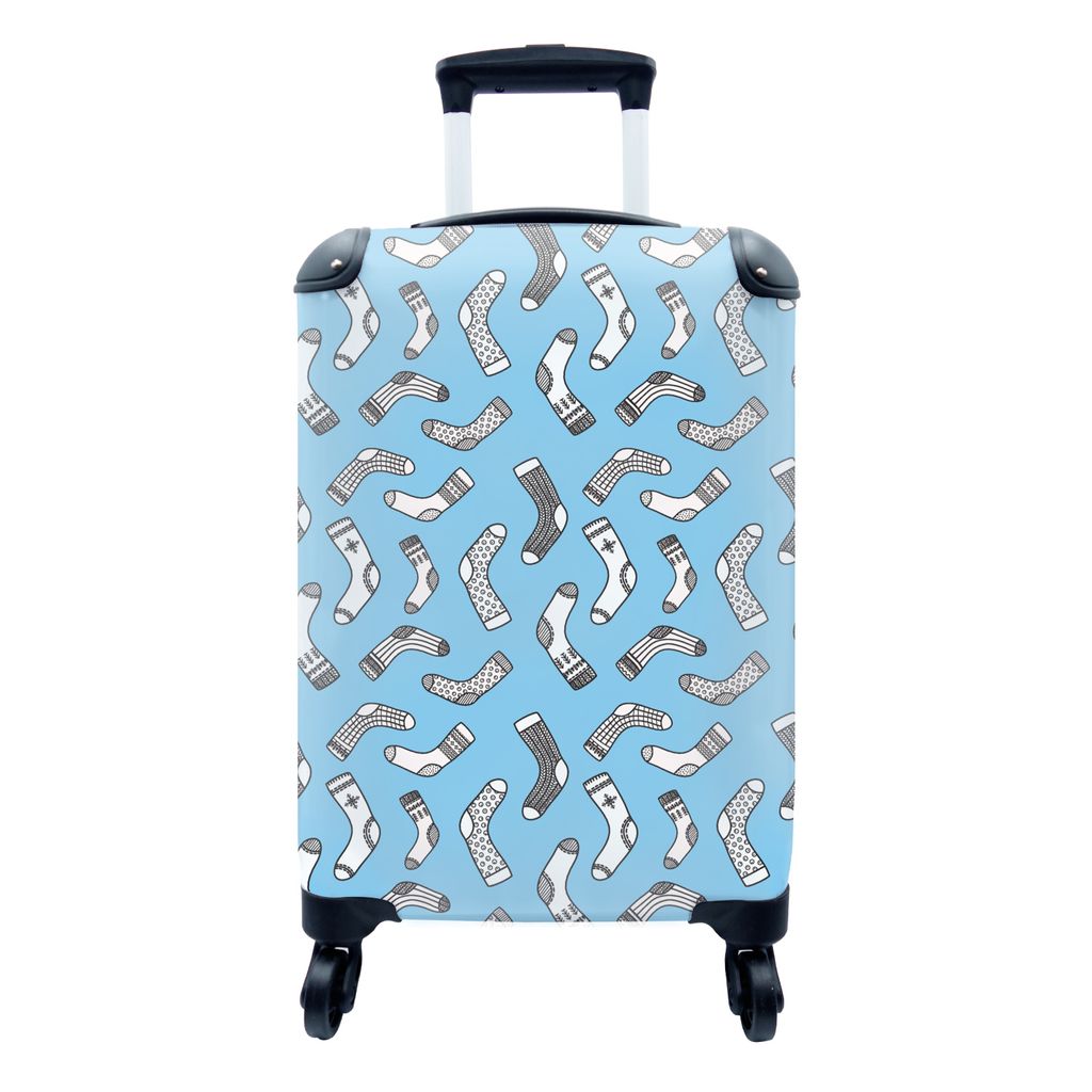 MuchoWow® Koffer Handgepäck Trolley Rollkoffer Kleine Produktbild 
