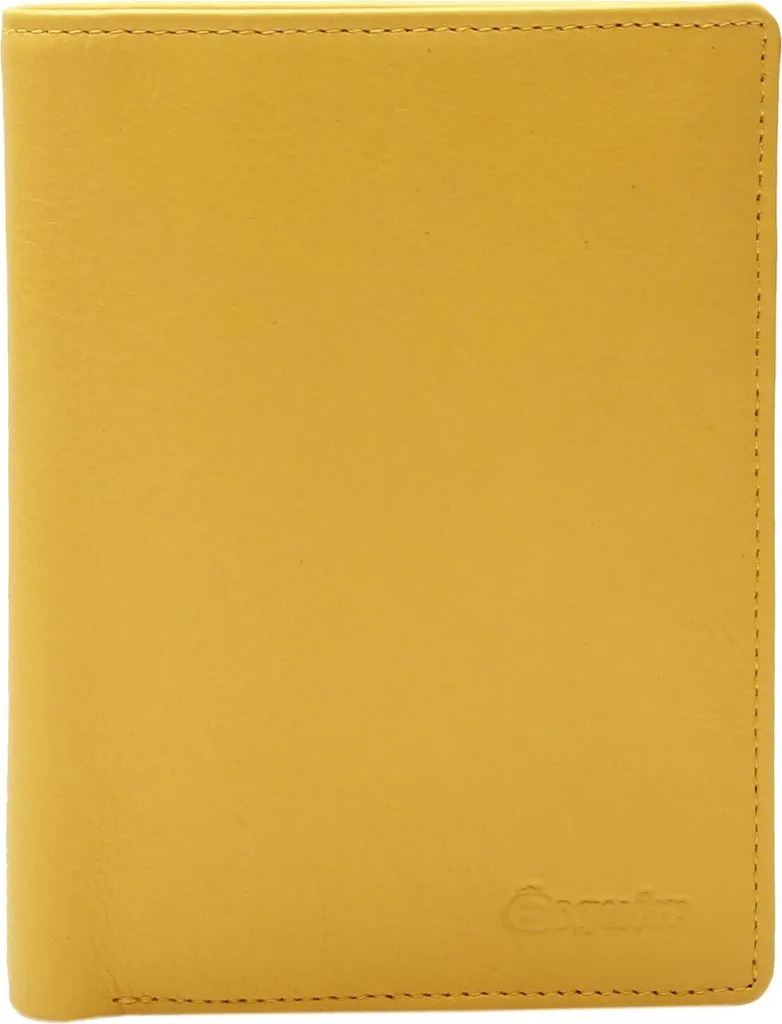 Porte-monnaie Esquire Viktoria Cuir Jaune Anti-Piratage pour Protéger vos Cartes