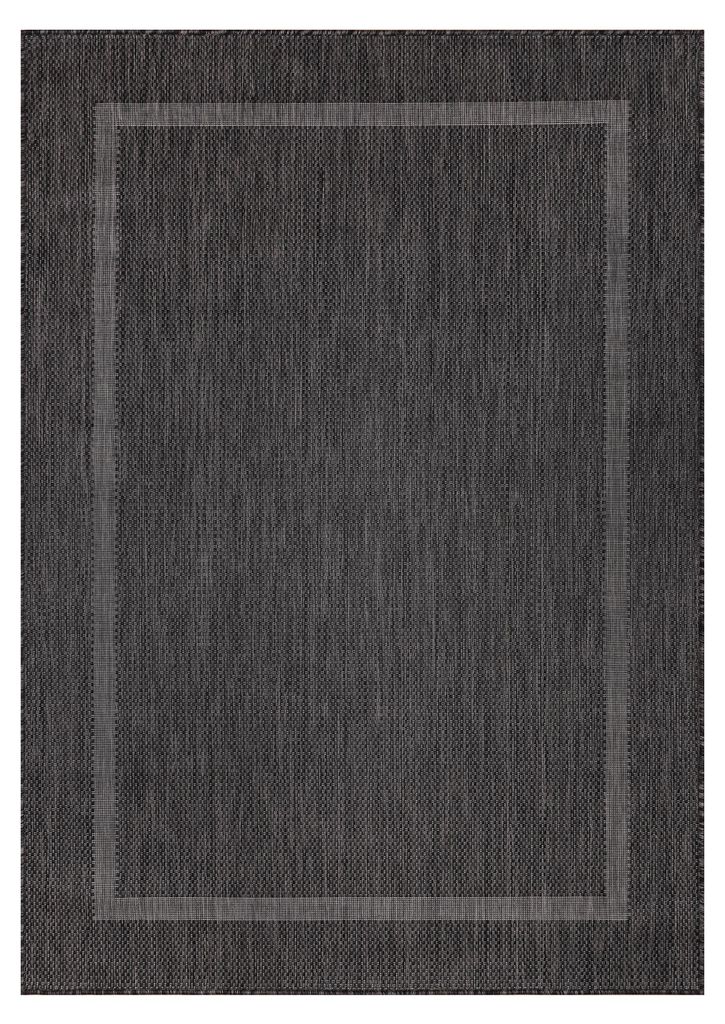 Teppium Tapis Extérieur 240x340 cm Noir Design Bordure Image du produit 