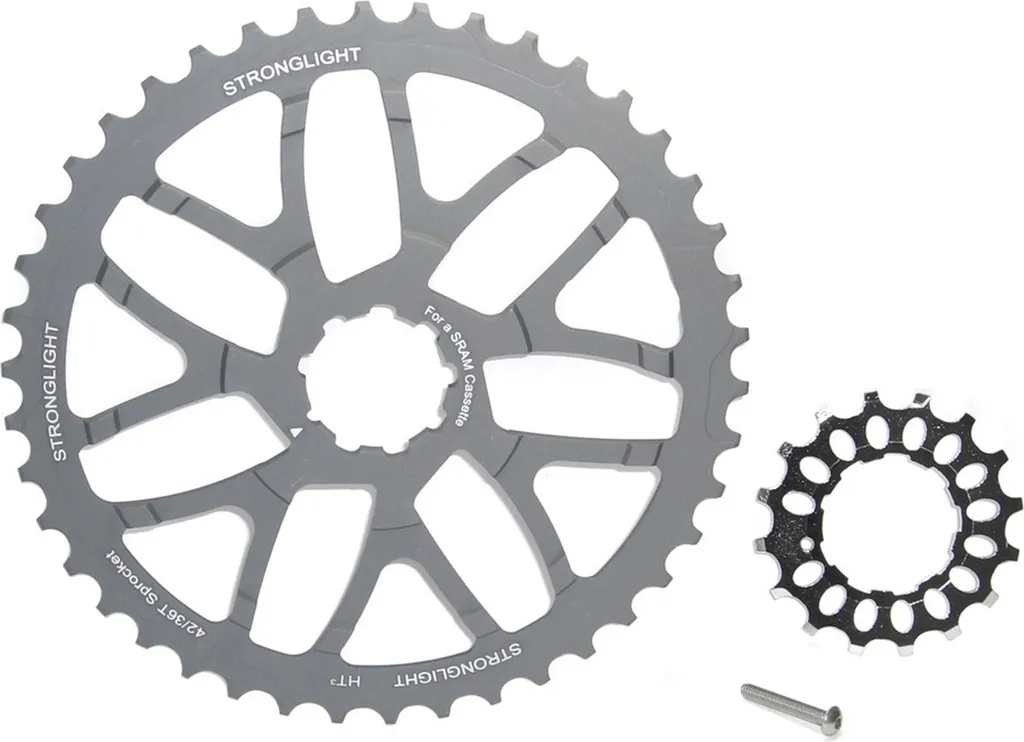 Kit Anti-usure Chaîne Sram 40Z HT3 avec Pignon 16Z Argent Stronglight