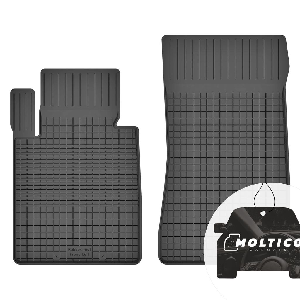Universal Smart Auto Fußmatten 4 - Teilig Automatten Teppich Set Teppich  Schwarz