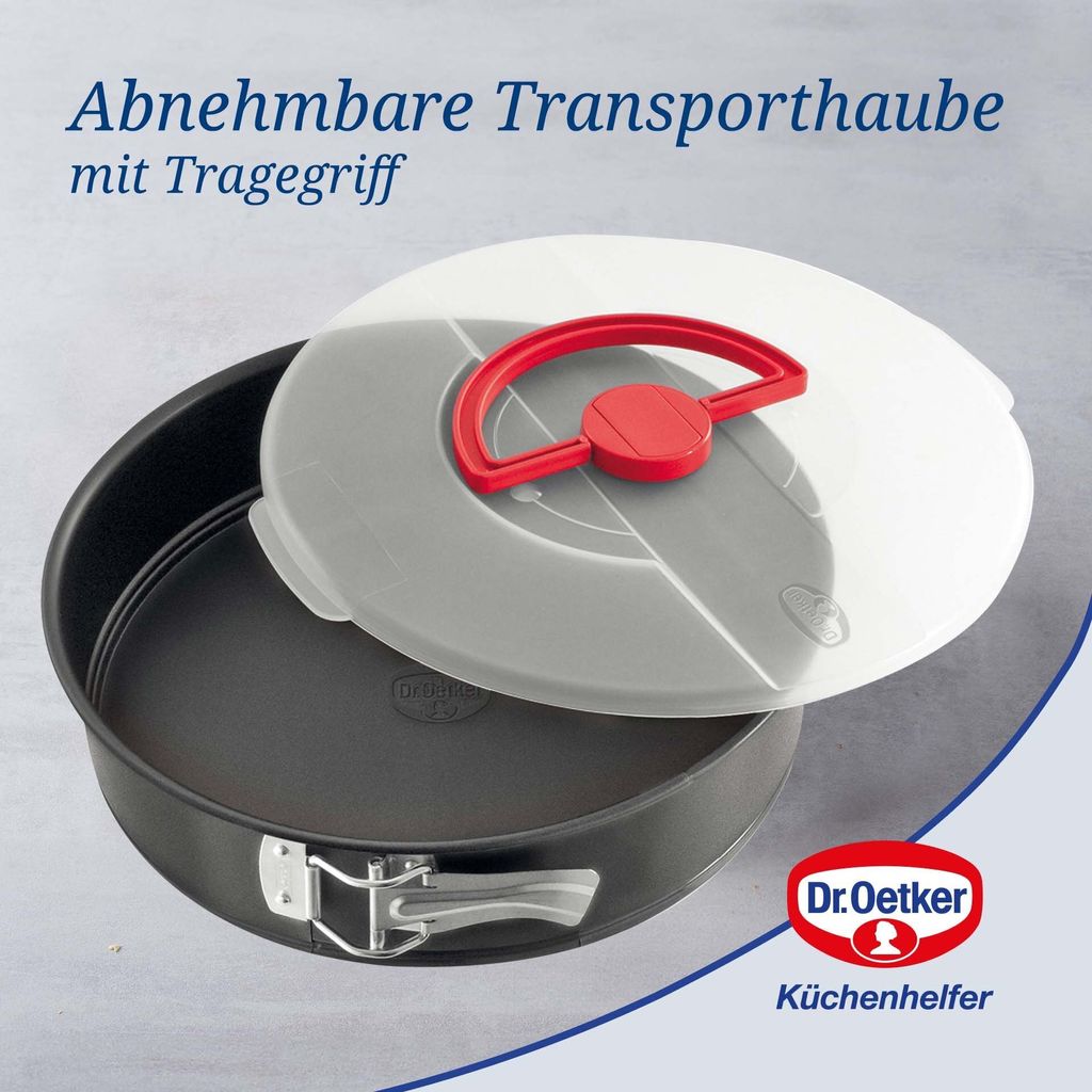 Dr. Oetker Springform mit Transporthaube Bake & Go Produktbild 4
