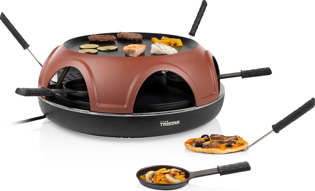 TRISTAR Pizzamaker Festa Gourmet, PZ-9160, 3in1, für 6 Produktbild 