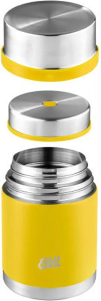 Gourde isotherme Esbit Sculptor 0.5L jaune soleil en acier inox